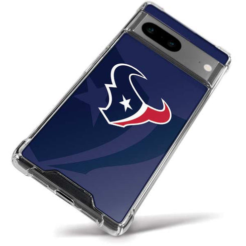 NFL Houston Texans Double Vision Google Pixel 8a Clear Case